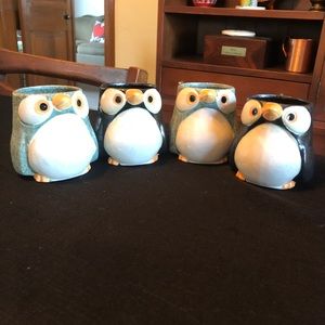 Set of 4 Kotobuki Penguin Mugs